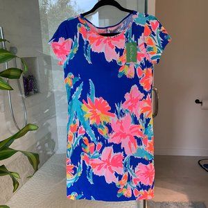 Lilly Pulitzer Blue Short Sleeve Marlowe Dress NWT